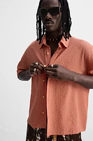SEERSUCKER PLAID SHIRT