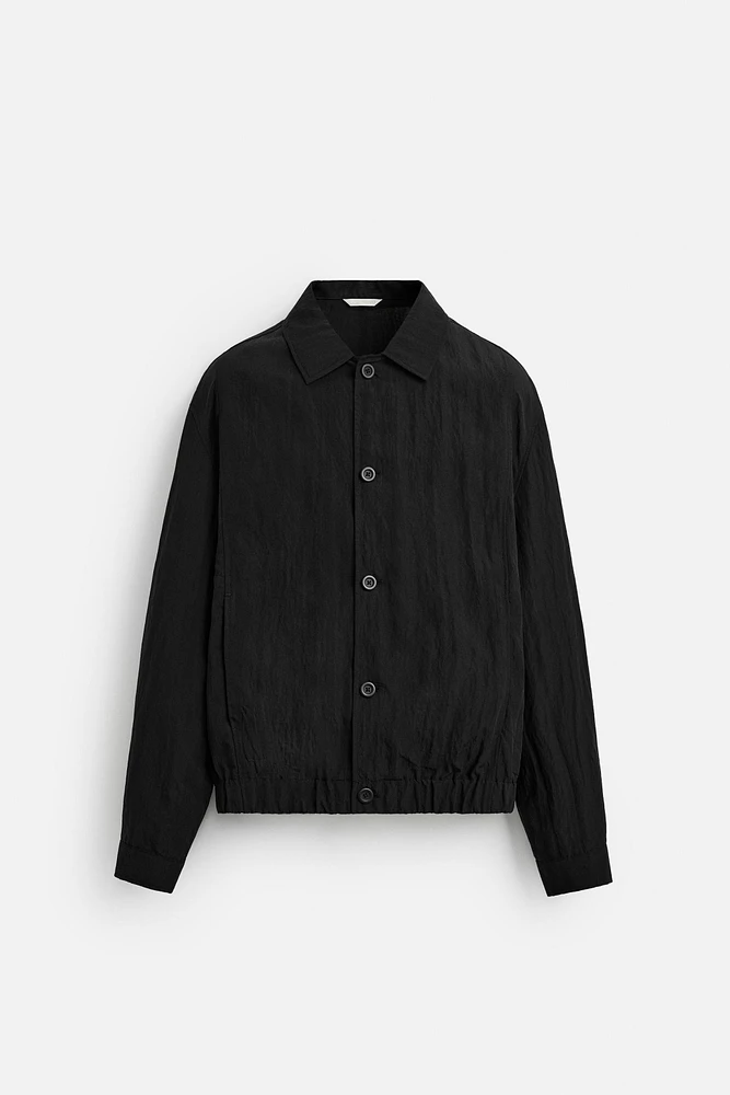 VESTE FLUIDE EFFET FROISSÉ