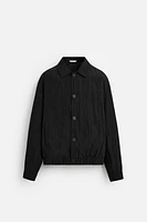 VESTE FLUIDE EFFET FROISSÉ