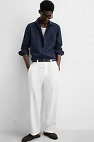 PANTALON PLIS MÉLANGE LYOCELL