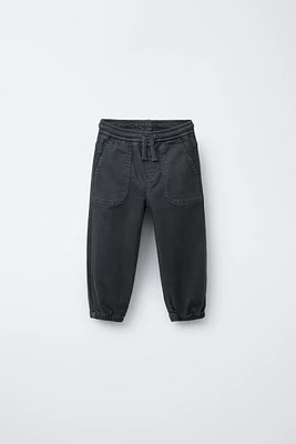 TWILL JOGGER PANTS