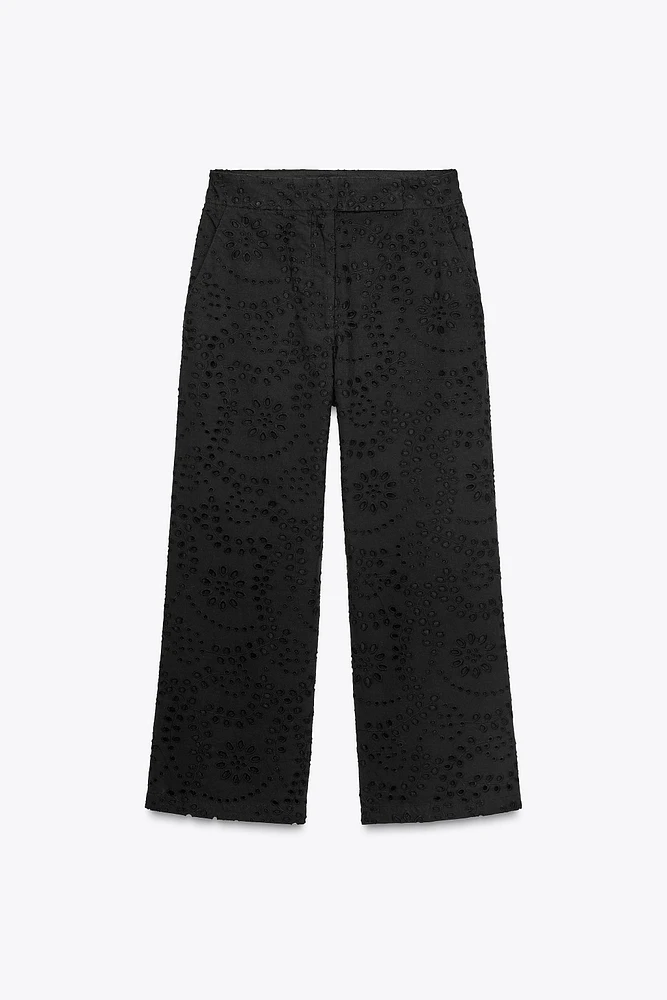 PANTALON BRODERIES AJOURÉES ZW COLLECTION