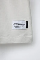 TEXT T-SHIRT AND BERMUDA SET