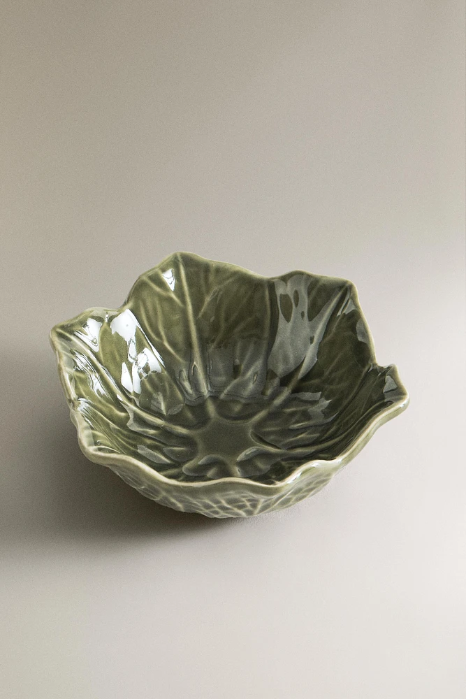 STONEWARE CABBAGE BOWL