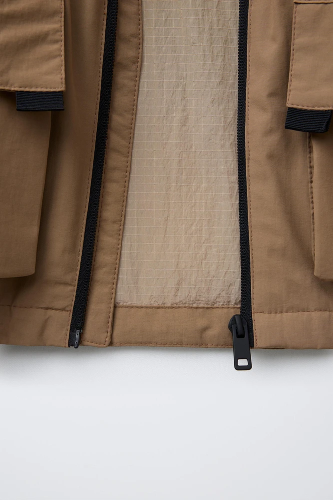 HOODED POCKET PARKA