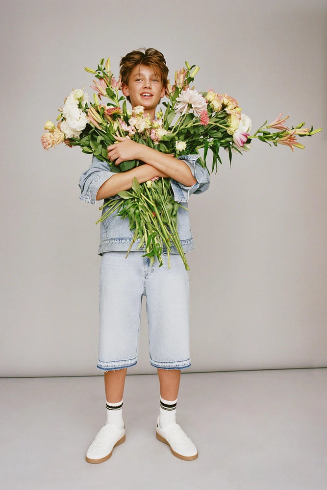SHORT EN DENIM RELAXED BAGGY