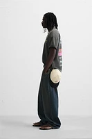 T-SHIRT DÉLAVÉ IMPRIMÉS