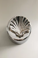 BOÎTE MÉTAL RONDE COQUILLAGE