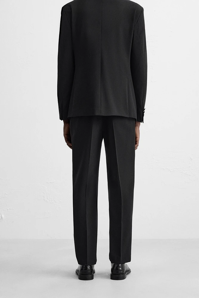 PANTALON DE COSTUME SMOKING AVEC LAINE