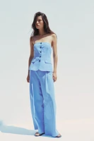 TOP GILET BUSTIER