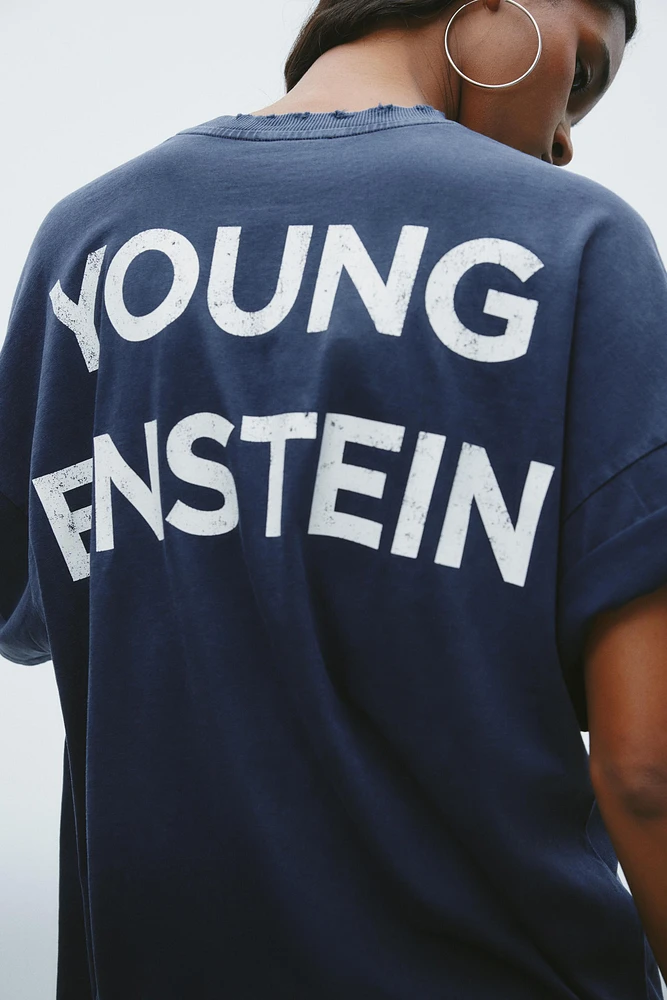 T-SHIRT EFFET DÉLAVÉ ALBERT EINSTEIN™