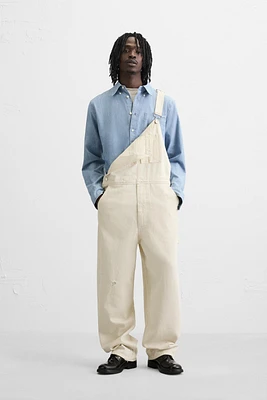 SALOPETTE EN DENIM POCHE DE CHARPENTIER