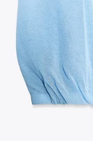 TOP POLO EN MAILLE