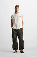 T-SHIRT DÉBARDEUR À IMPRIMÉ