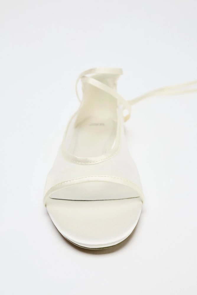 CHAUSSURES PLATES MESH POINTE OUVERTE ÉDITION LIMITÉE
