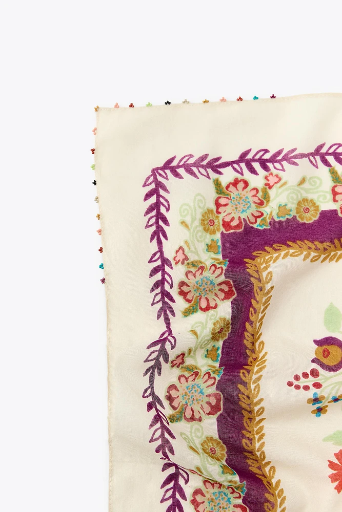 FOULARD IMPRIMÉ FANTAISIE