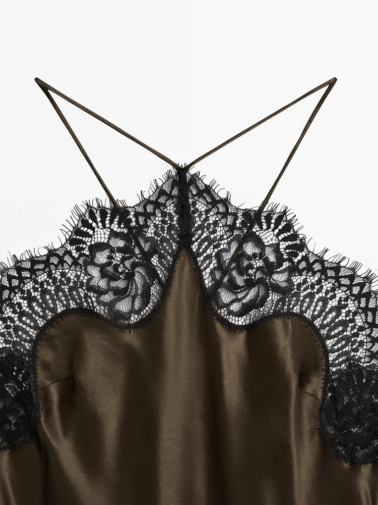 Satin camisole dress - Studio