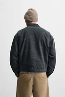 WASHED TEXTURED JACKET