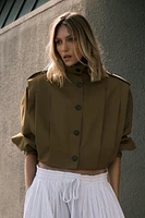 ZW COLLECTION PLEATED JACKET