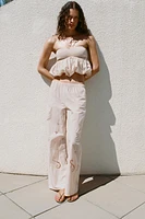 EMBROIDERED BALLOON TOP