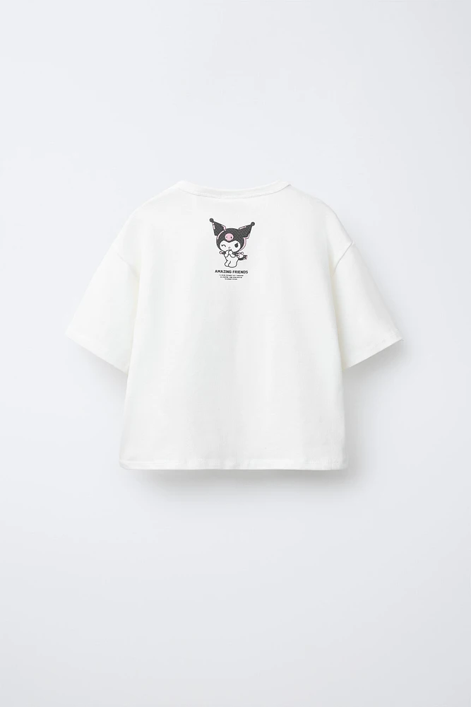 T-SHIRT IMPRIMÉ KUROMI © SANRIO