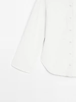 Chemise cintrée en cuir et daim - Limited Edition