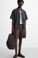CHEMISE EN COTON ET LIN