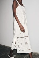 ZW COLLECTION EMBROIDERED STITCH DRESS