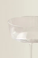 COUPE À CAVA VERRE SOUFFLÉ CRISTALLIN