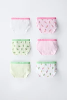 6- ANS/ LOT DE SIX CULOTTES GLACES