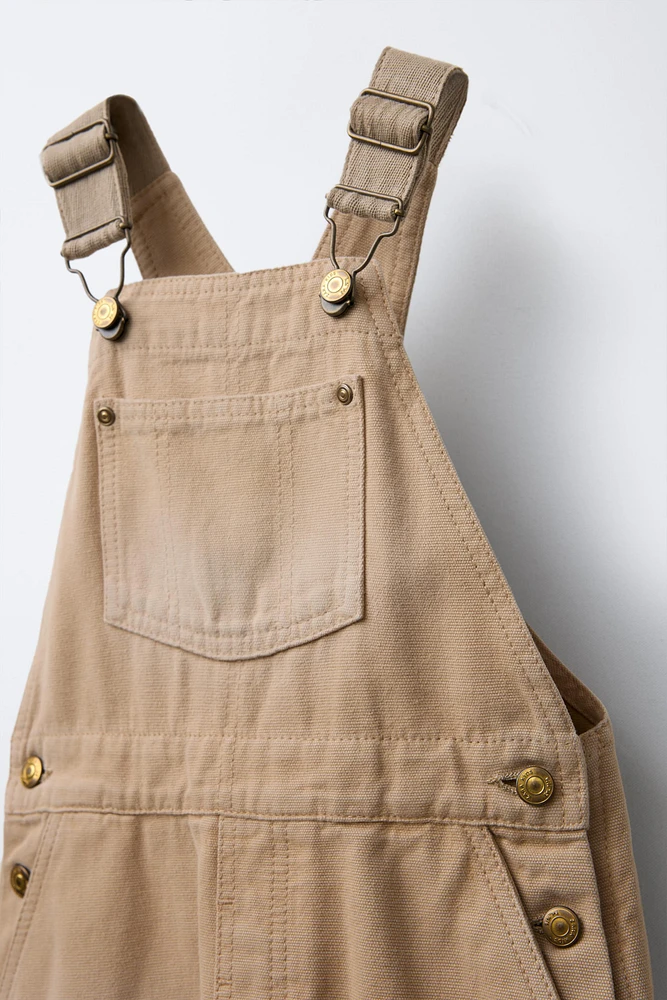 LONG TWILL OVERALLS