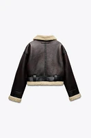 BLOUSON COURT DOUBLE FACE
