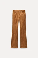 ZW COLLECTION CORDUROY FLARE PANTS