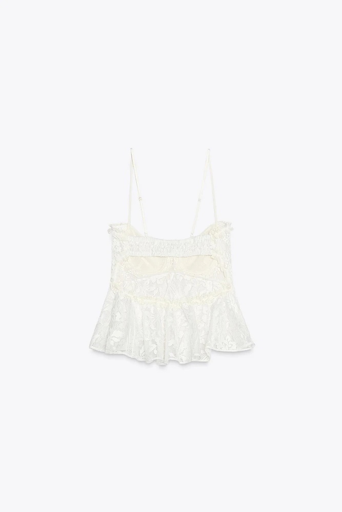 TOP STYLE LINGERIE EN DENTELLE