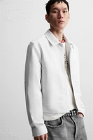 VESTE CROPPED FIT JACQUARD