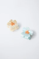 PACK DE DEUX PINCES FLEURS