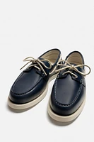CHAUSSURES BATEAU EN CUIR