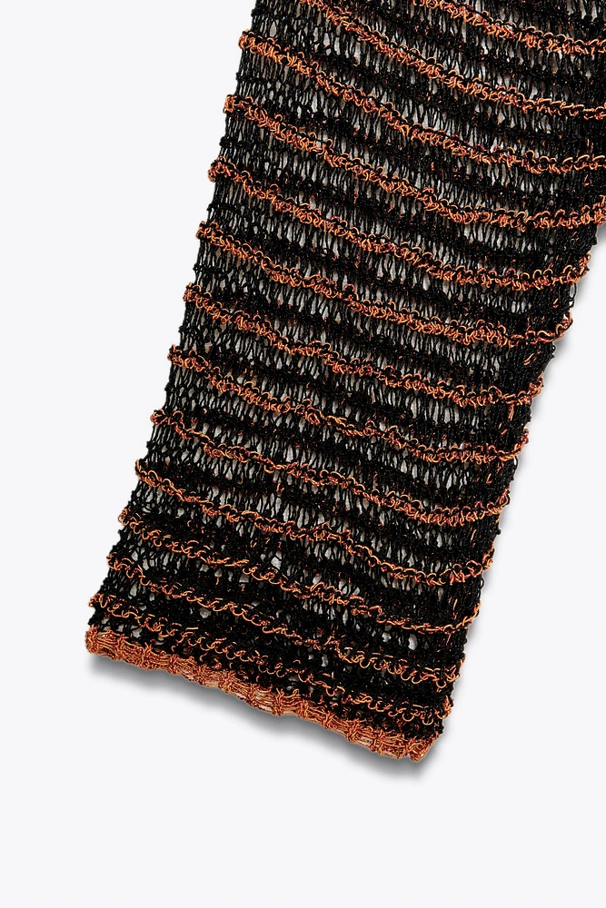 PULL EN MAILLE OUVERTE