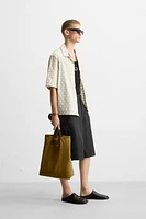 GEOMETRIC EMBROIDERED SHIRT