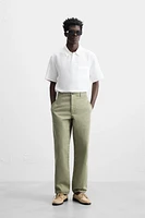 CHEMISE POLO 100 % LIN