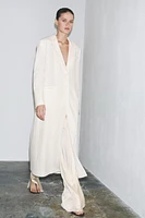 ZW COLLECTION LINEN FROCK COAT