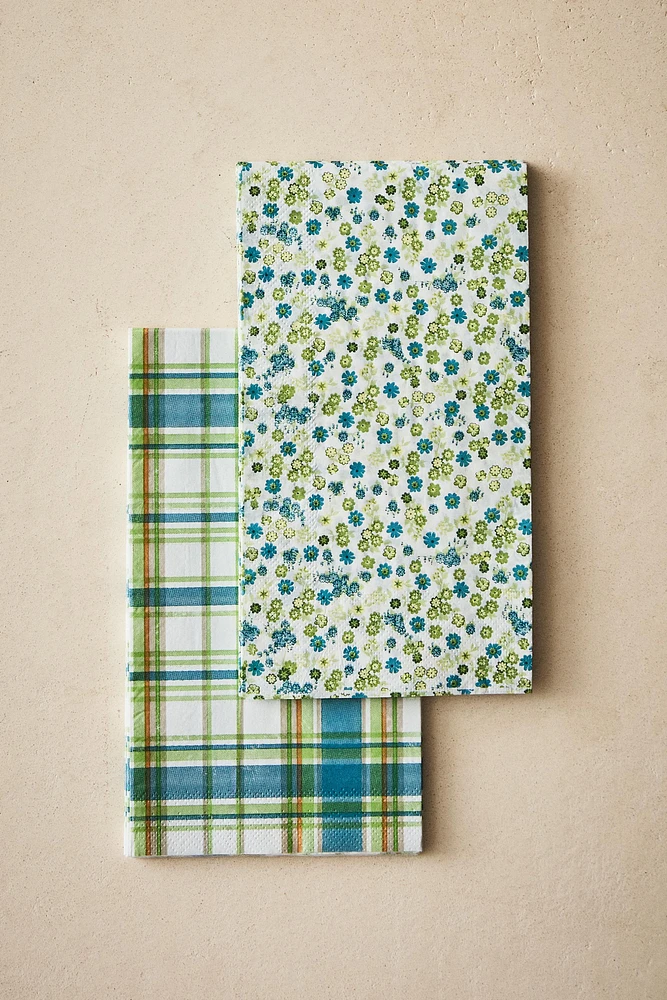 LOT SERVIETTES DE TABLE PAPIER IMPRIMÉES (LOT DE 30)