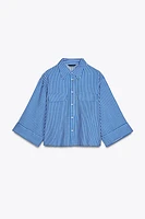 STRIPED LINEN SHIRT