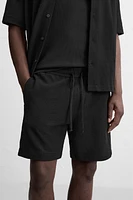 STRIPED JACQUARD SHORTS