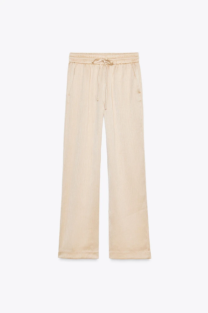 PANTALON EFFET FROISSÉ