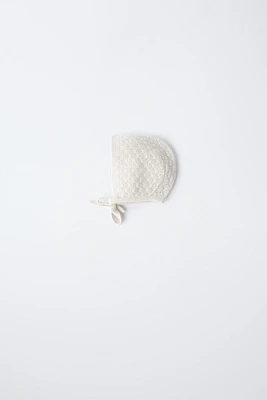 SILK COTTON BONNET