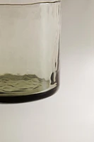 HAMMERED GLASS TUMBLER