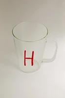 MUG BOROSILICATE INITIALE H