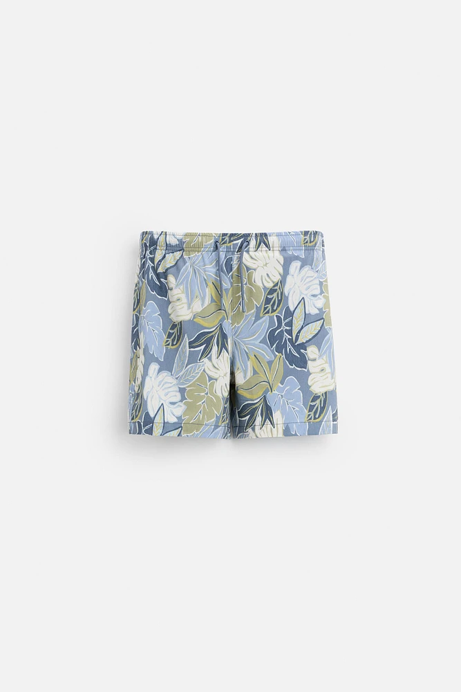 PRINTED MID-LENGTH SWIMSUIT