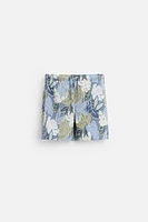 PRINTED MID-LENGTH SWIMSUIT